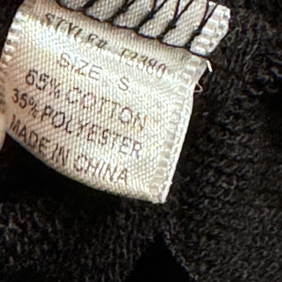 Bear Dance black distressed sleeveless sweatshirts NWT S - Picture 8 of 11